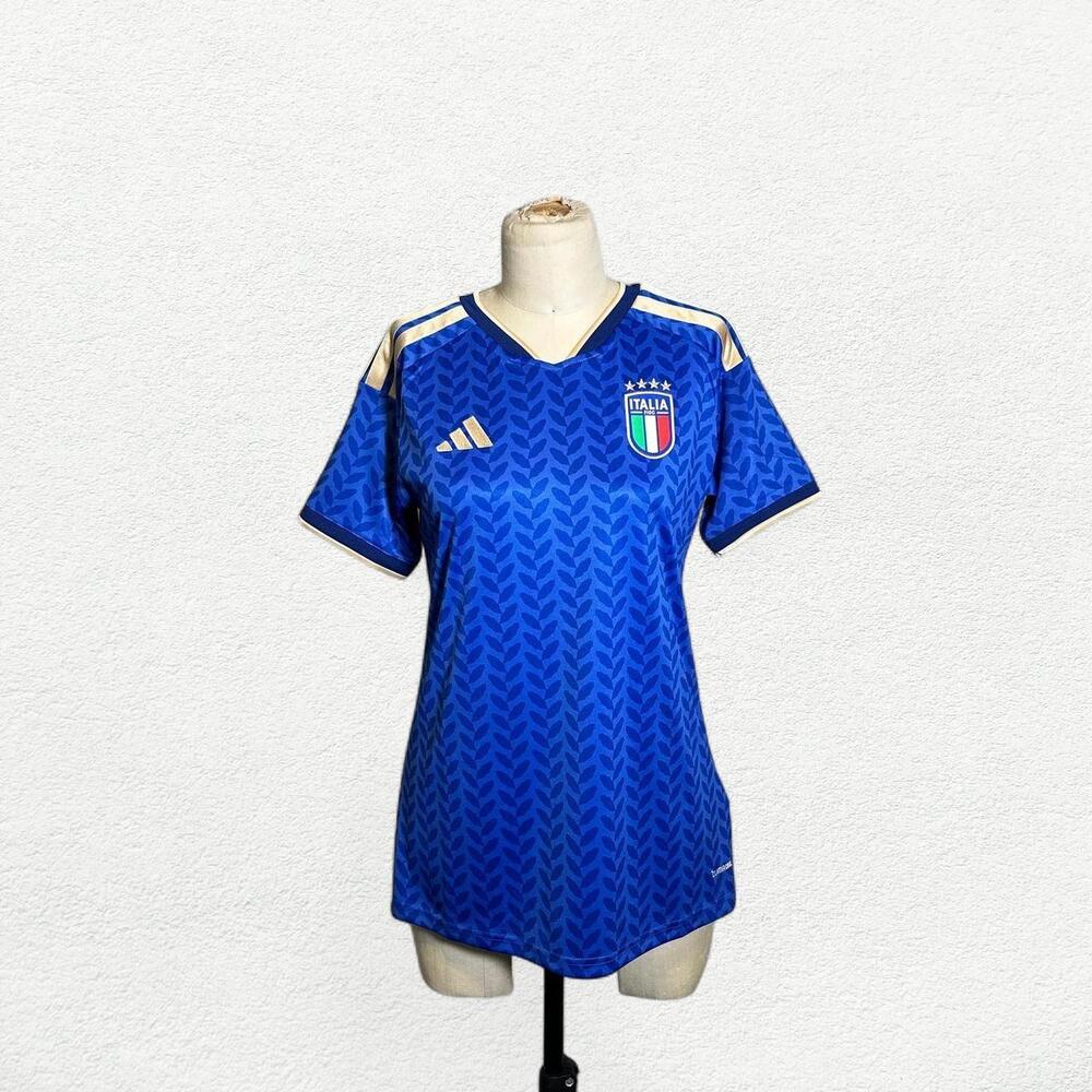Adidas Italia FIGC Azzurra Jersey in Blue